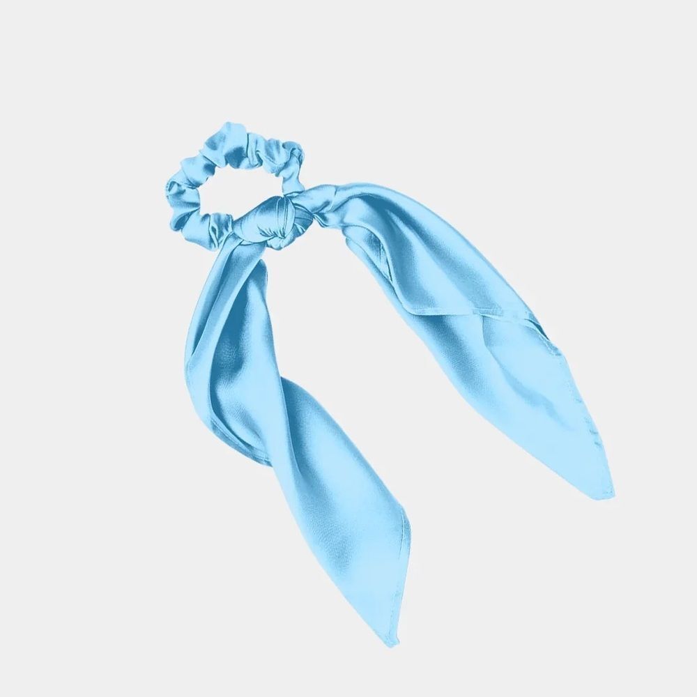 Elegant Blue Hair Scrunchie K73
